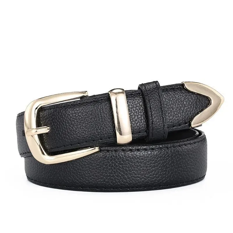 1pcs Women's Belt Simple Fashionable Needle Buckle Belt Casual Versatile Korean PU Leather Belt With Pants Jeans Belt Lady Belts