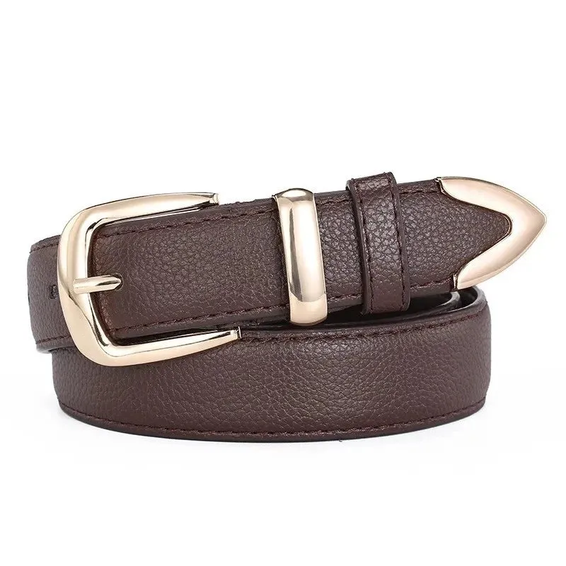1pcs Women's Belt Simple Fashionable Needle Buckle Belt Casual Versatile Korean PU Leather Belt With Pants Jeans Belt Lady Belts