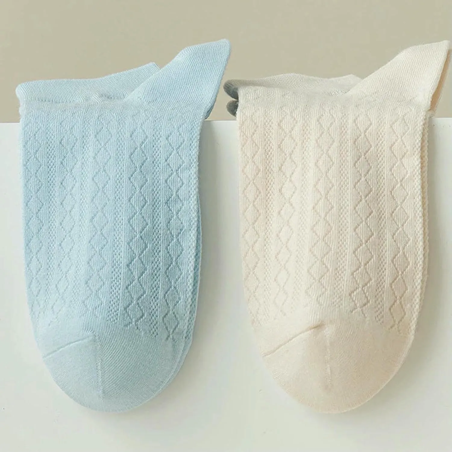 7 Pairs Women Summer Short Ankle Socks Thin Mesh Breathable Soft Comfort Fashion Casual Socks