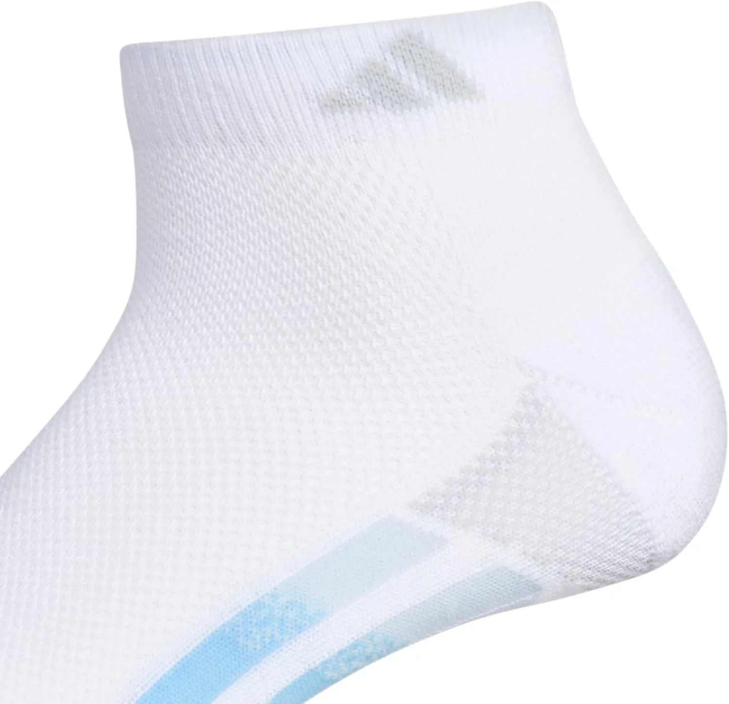adidas Women's Superlite Stripe 3.0 Low Cut Socks (3-Pair) Athletic Fit with Arch Compression