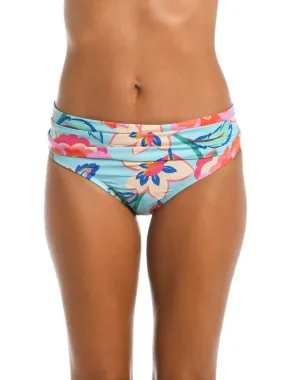 Breezy Beauty Shirred Band Hipster Bikini Bottom