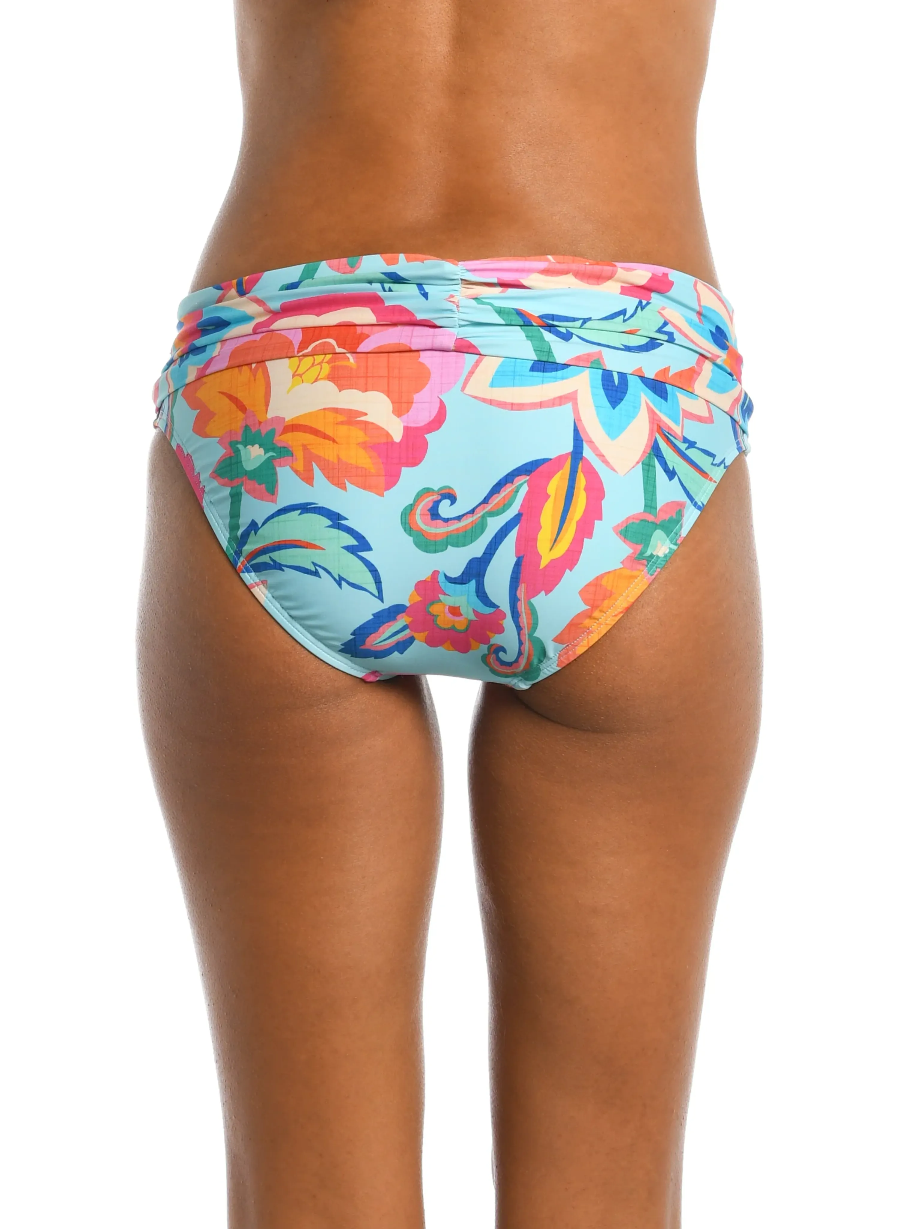Breezy Beauty Shirred Band Hipster Bikini Bottom