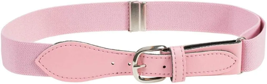 Buyless Fashion Kids and Toddler Adjustable Elastic Stretch Belt with Leather Closure