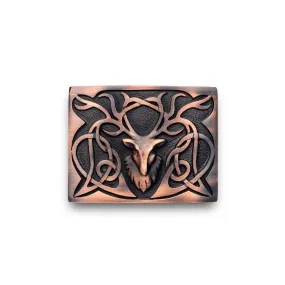Copper Stag Kilt Belt Buckle (GE)