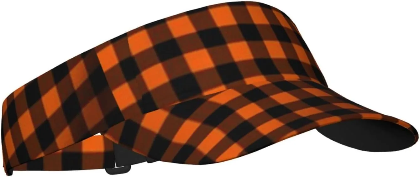 Cute Halloween Hats Cute Pumpkin Sport Sun Visor Hats Adjustable Empty Top Baseball Cap Sun Hat for Women Men