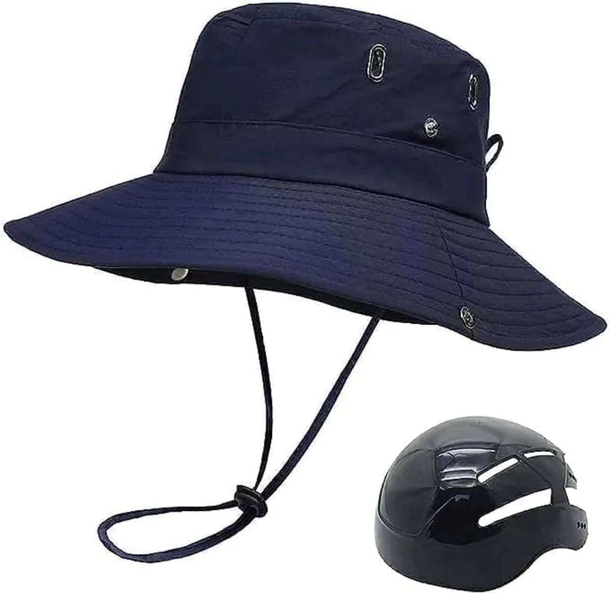 Cycling Helmet for Unisex Adults Bucket Hats with Bike Helmet Fashion Breathable Sunscreen Head Protection Bicycle Helmet Hats Women Adult