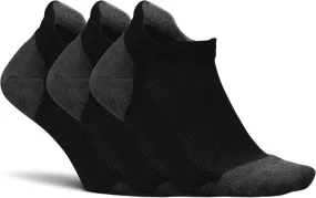 Feetures Elite Max Cushion No Show Tab Ankle Socks - Sport Sock with Targeted Compression