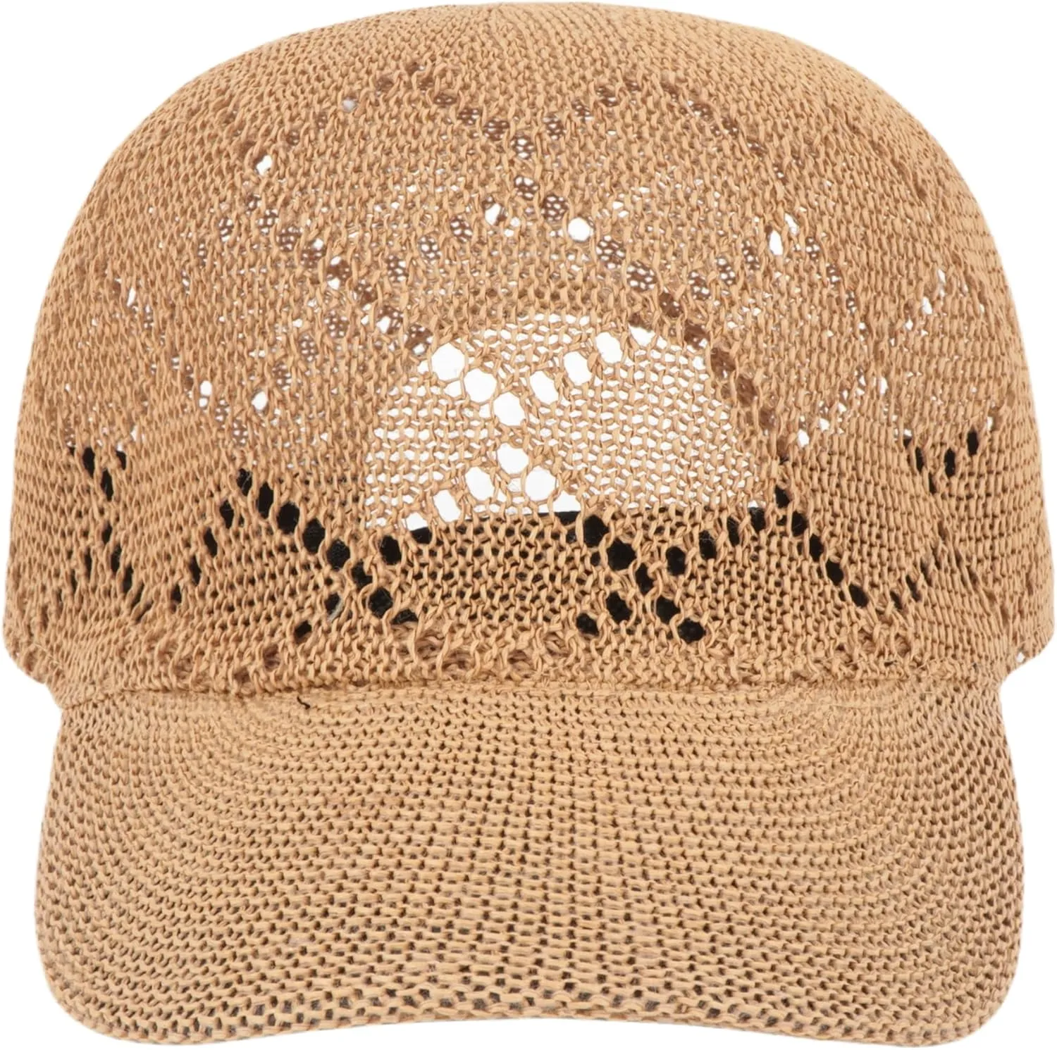 LABANCA Women Knitting Mesh Baseball Caps Summer Hollow Yarn Trucker Hats Crochet Breathable Outdoor Baseball Hats