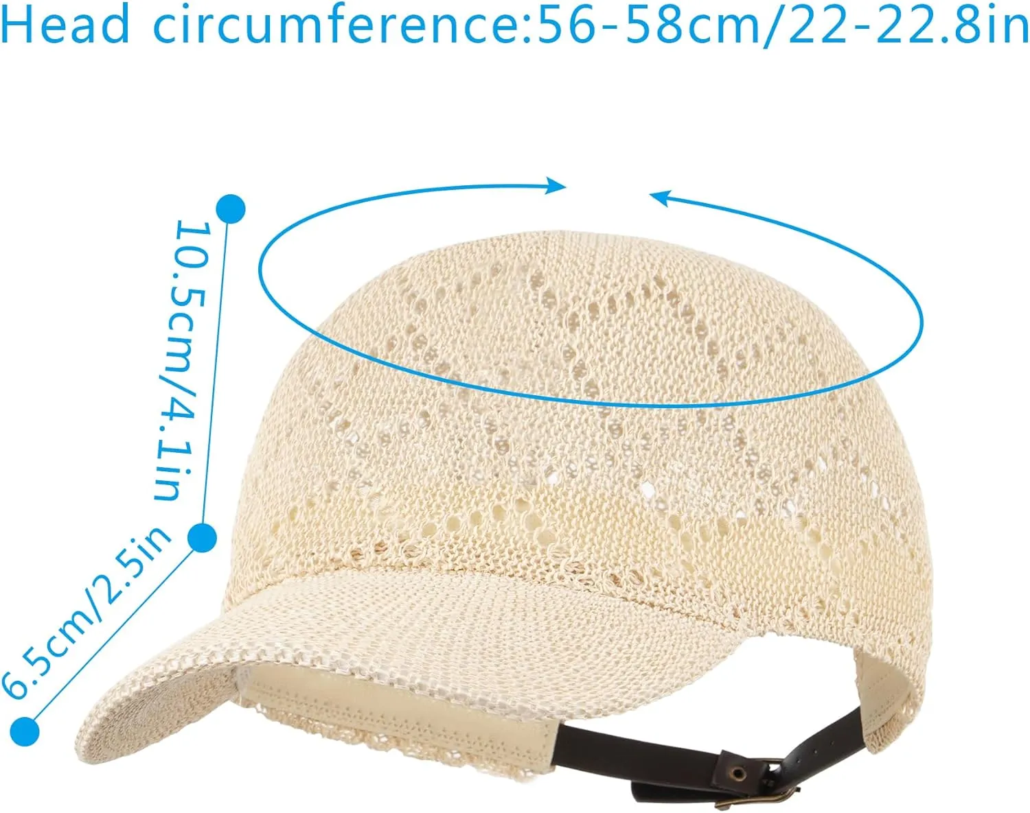 LABANCA Women Knitting Mesh Baseball Caps Summer Hollow Yarn Trucker Hats Crochet Breathable Outdoor Baseball Hats