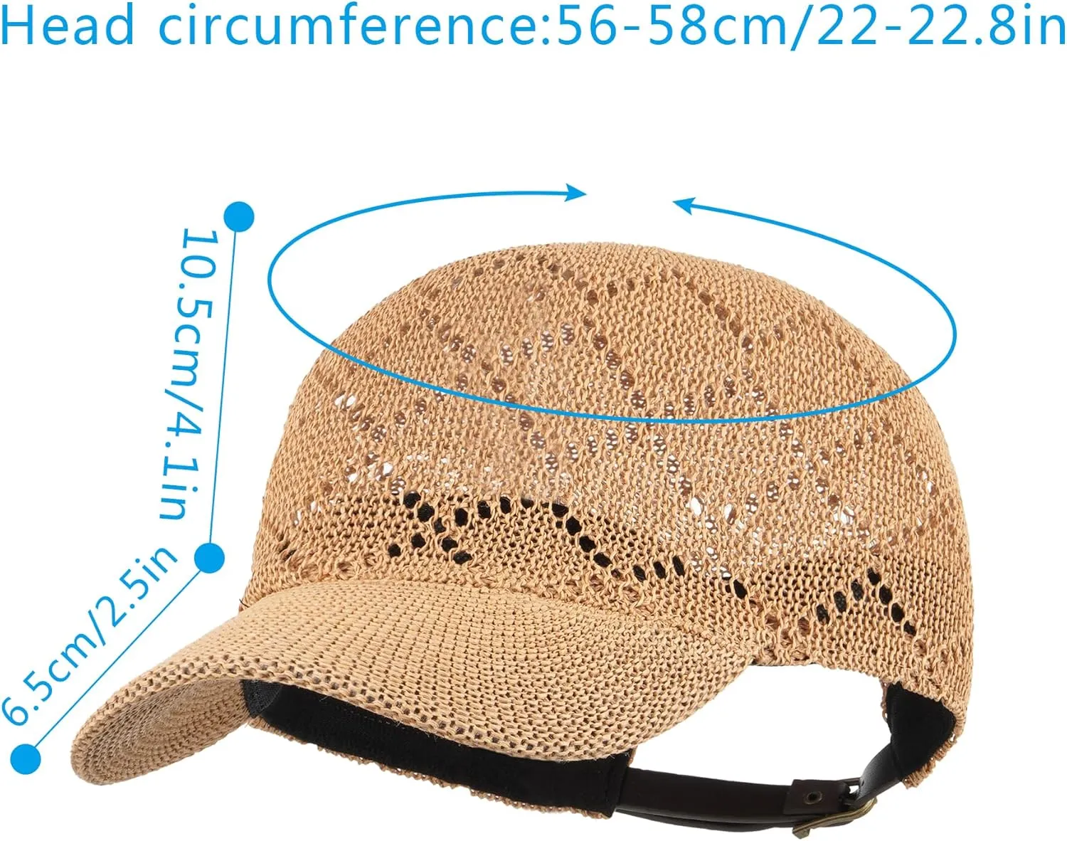 LABANCA Women Knitting Mesh Baseball Caps Summer Hollow Yarn Trucker Hats Crochet Breathable Outdoor Baseball Hats