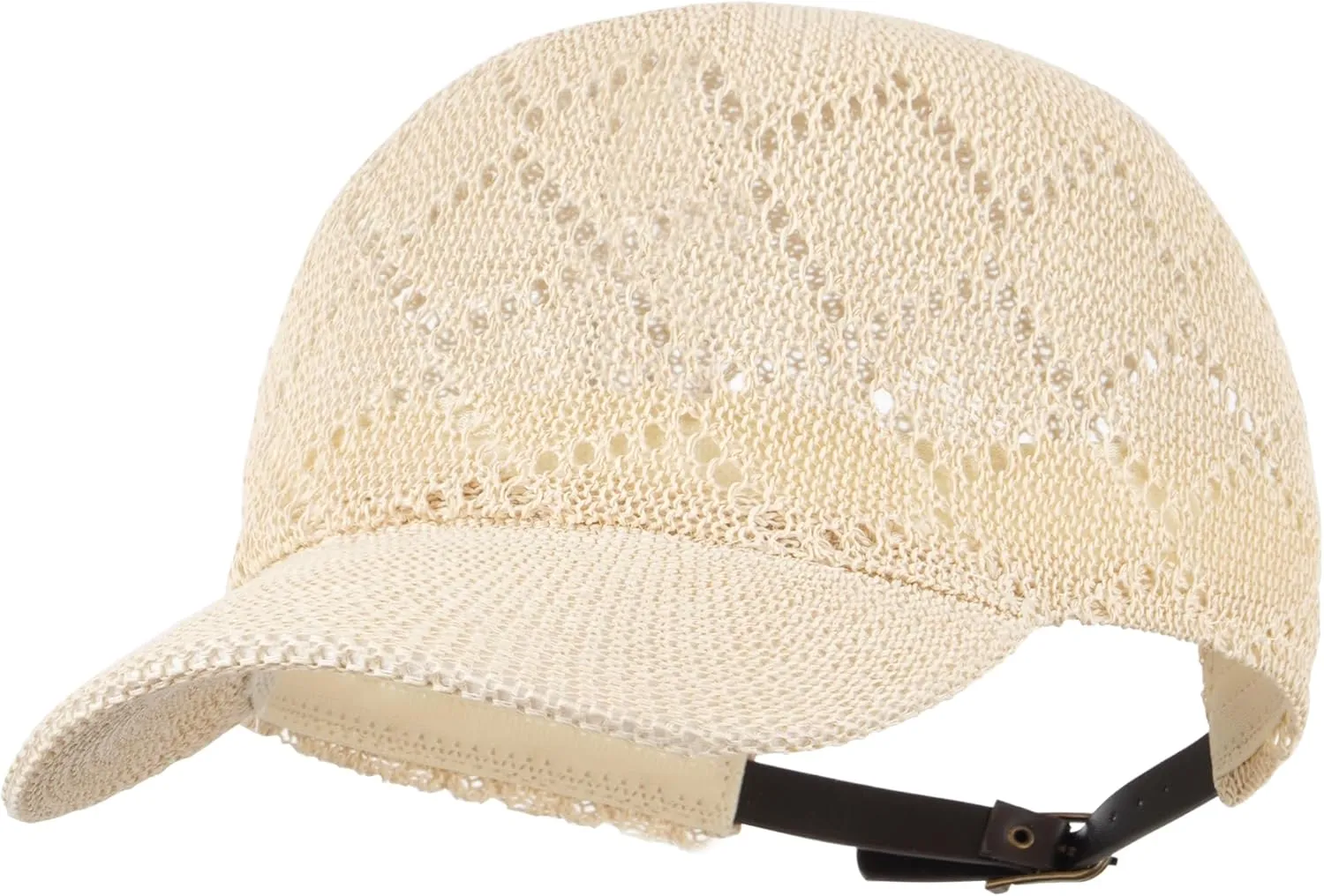 LABANCA Women Knitting Mesh Baseball Caps Summer Hollow Yarn Trucker Hats Crochet Breathable Outdoor Baseball Hats