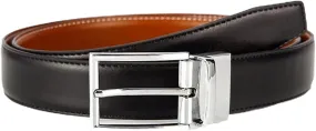 Men Classic Vintage Genuine Leather Belt Casual Reversible Belt Strap With Adjustable