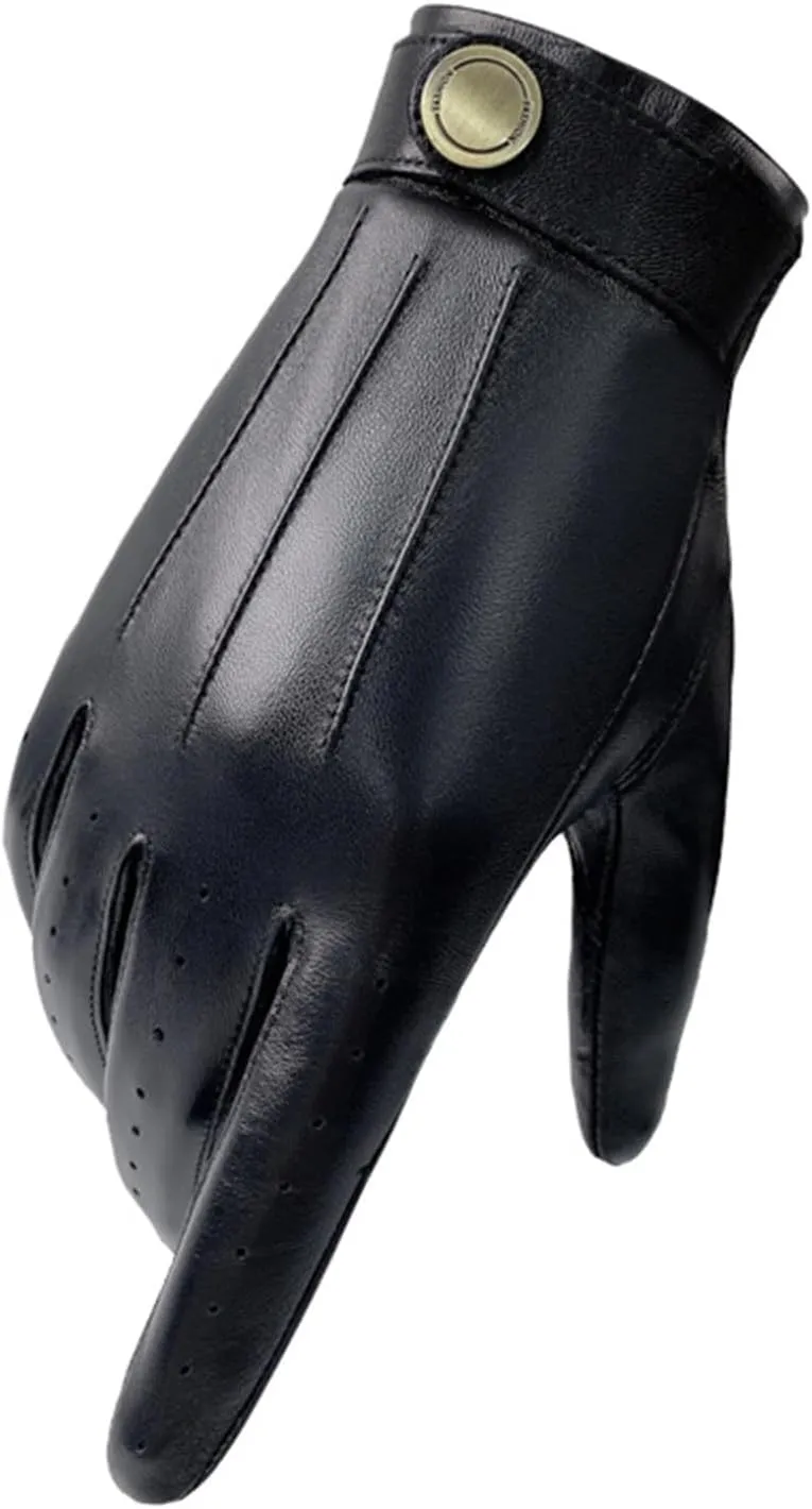 Men's Gloves Men's Thin Section Driving Riding Motorbike Biker Gloves Winter Warm Gloves