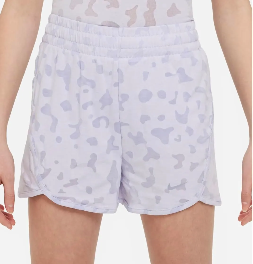 Nike Girls Dri-FIT Breezy High-Waisted Dual Layer Training Shorts