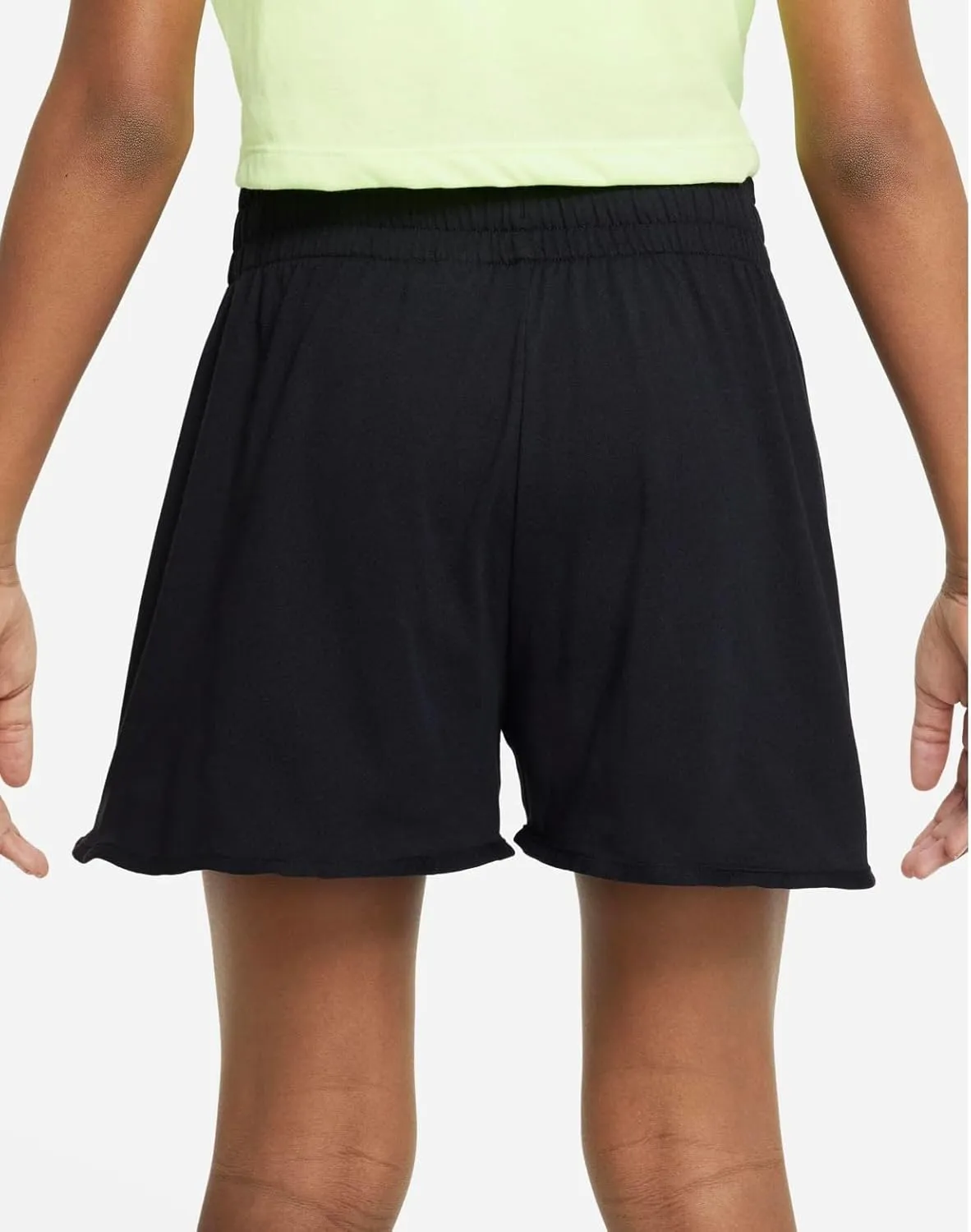 Nike Girls Dri-FIT Breezy High-Waisted Dual Layer Training Shorts