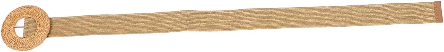 NOLITOY Waist Belt Thin Belts Rattan Stretch Wide Decorative Braid Stretchy Lady Woven Elasticated Women Dressy Weave for Fabric Black Elegant Elastic Brown Wax Rope Weaving Beige
