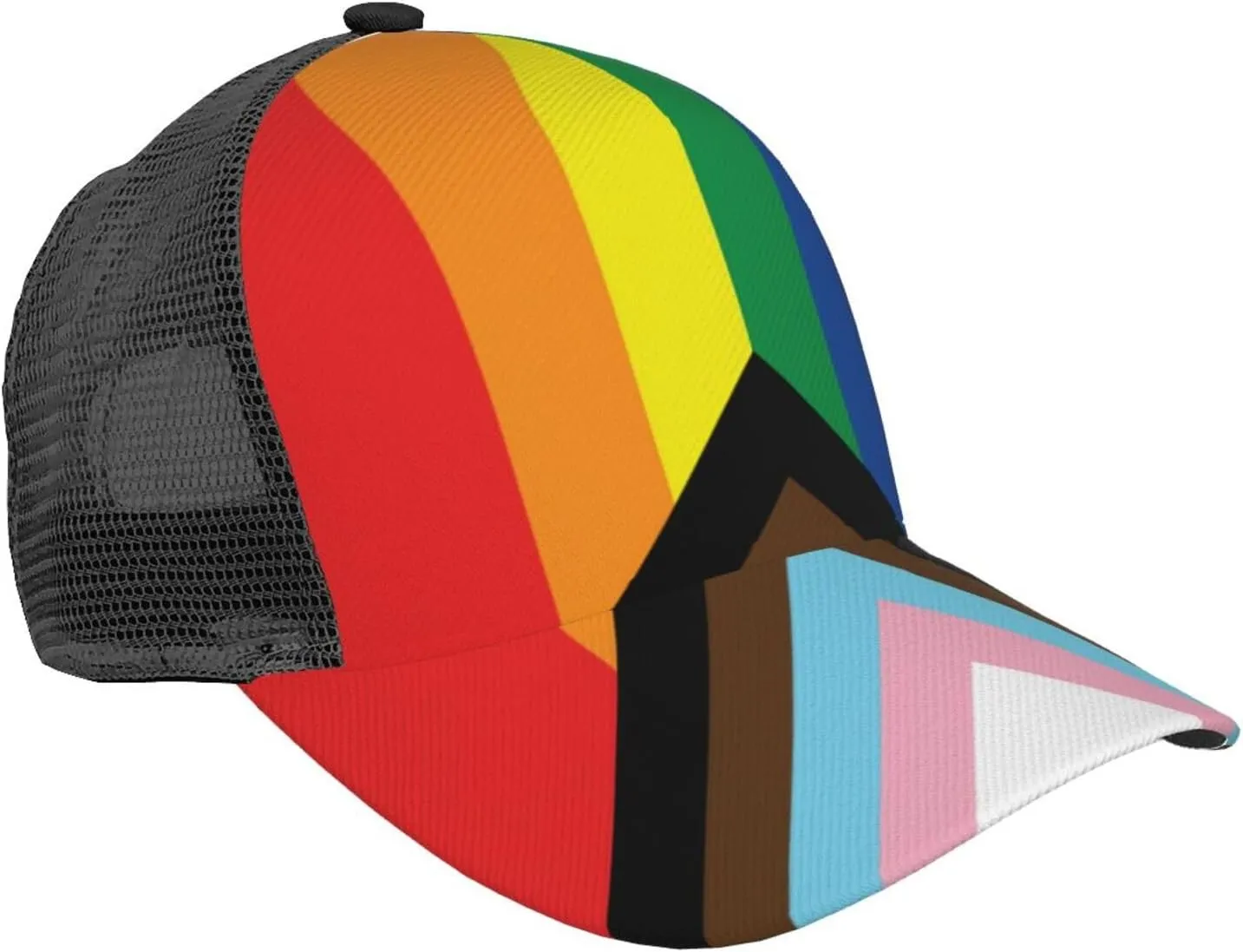 Rainbow Pride LGBT Gay Pride Sun Baseball Hats Adjustable Baseball Sun Cap Hats for Men Women