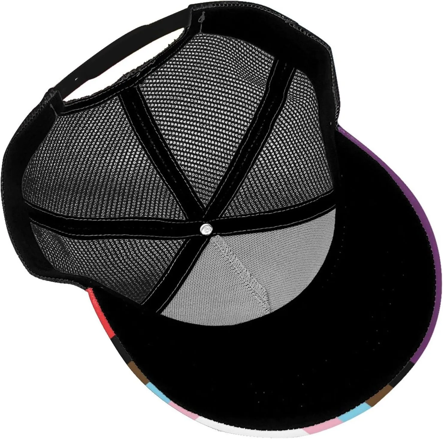 Rainbow Pride LGBT Gay Pride Sun Baseball Hats Adjustable Baseball Sun Cap Hats for Men Women