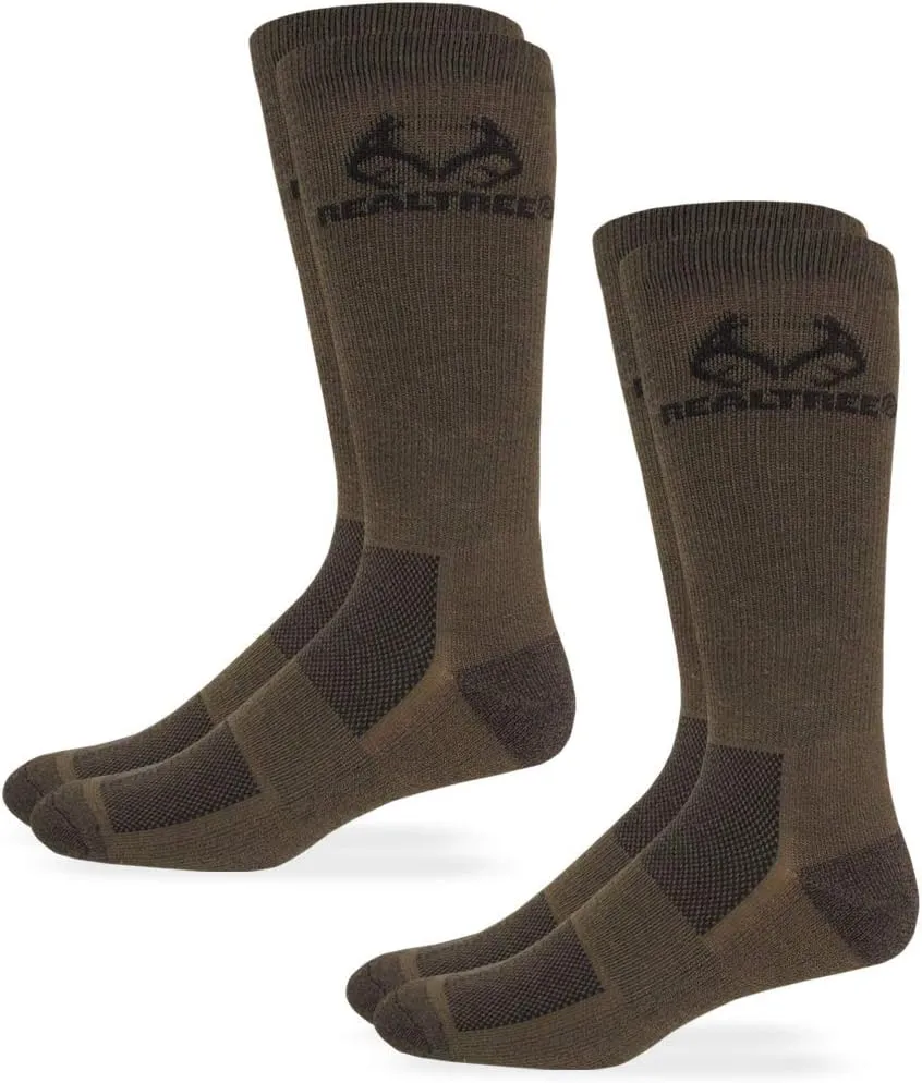 Realtree Men's Ultra-dri Casual Crew Socks 2 Pack