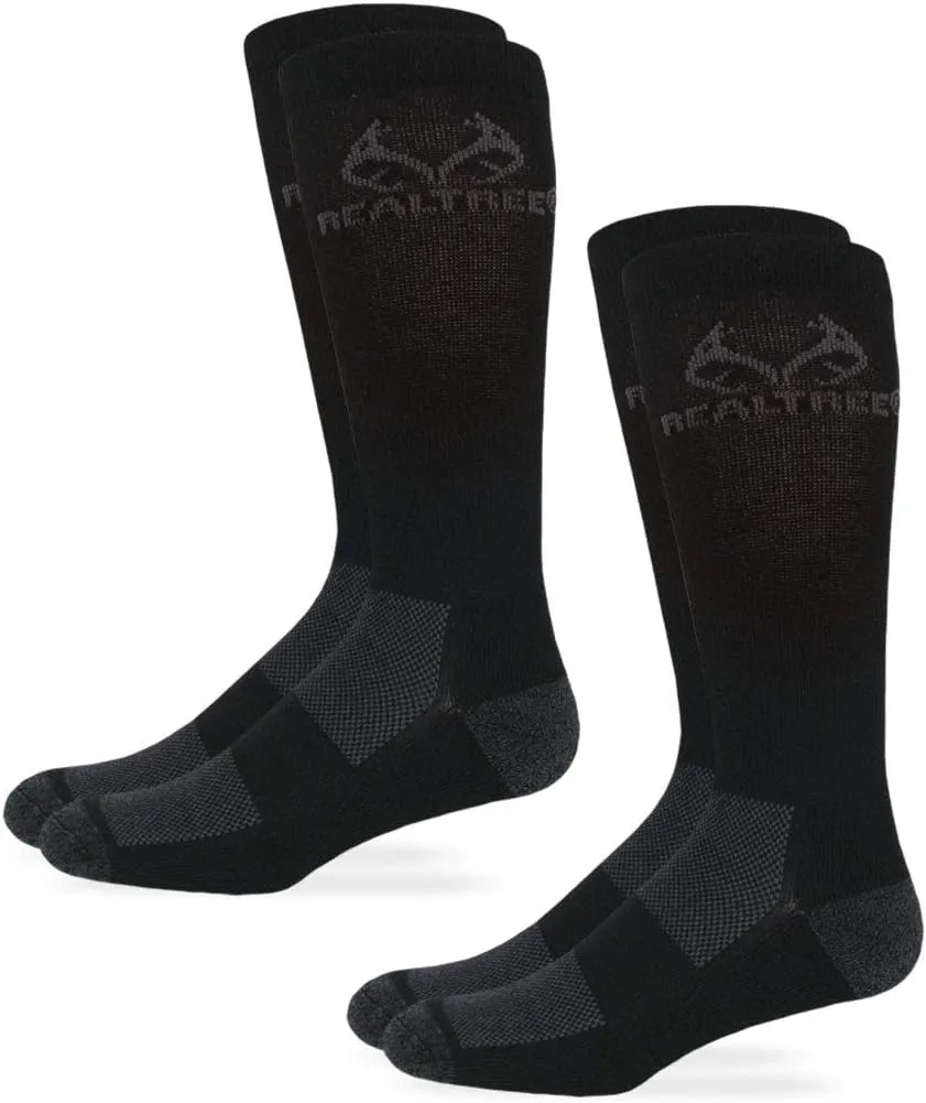 REALTREE Men's Ultra-dri Casual Crew Socks 2 Pack