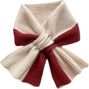 Unisex Classic Winter Scarf Solid Color Wool Blend Knitted Scarf For Women's Winter Versatile Soft Winter Warm Scarves