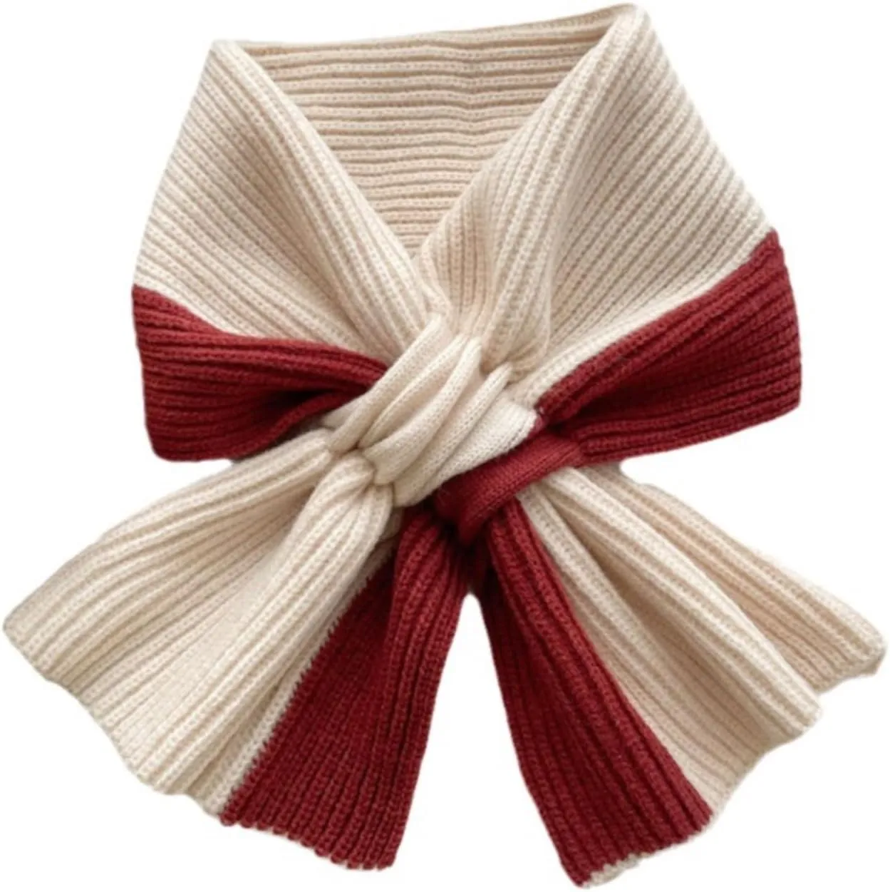 Unisex Classic Winter Scarf Solid Color Wool Blend Knitted Scarf For Women's Winter Versatile Soft Winter Warm Scarves