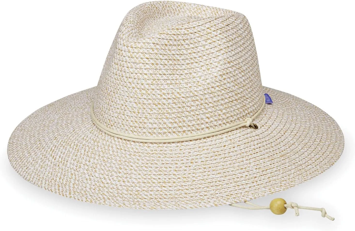 Wallaroo Hat Company Women's Sanibel Fedora – UPF 50  UV Sun Hat, Wide Brim, Packable, Chin Strap, Adjustable, 2 Sizes