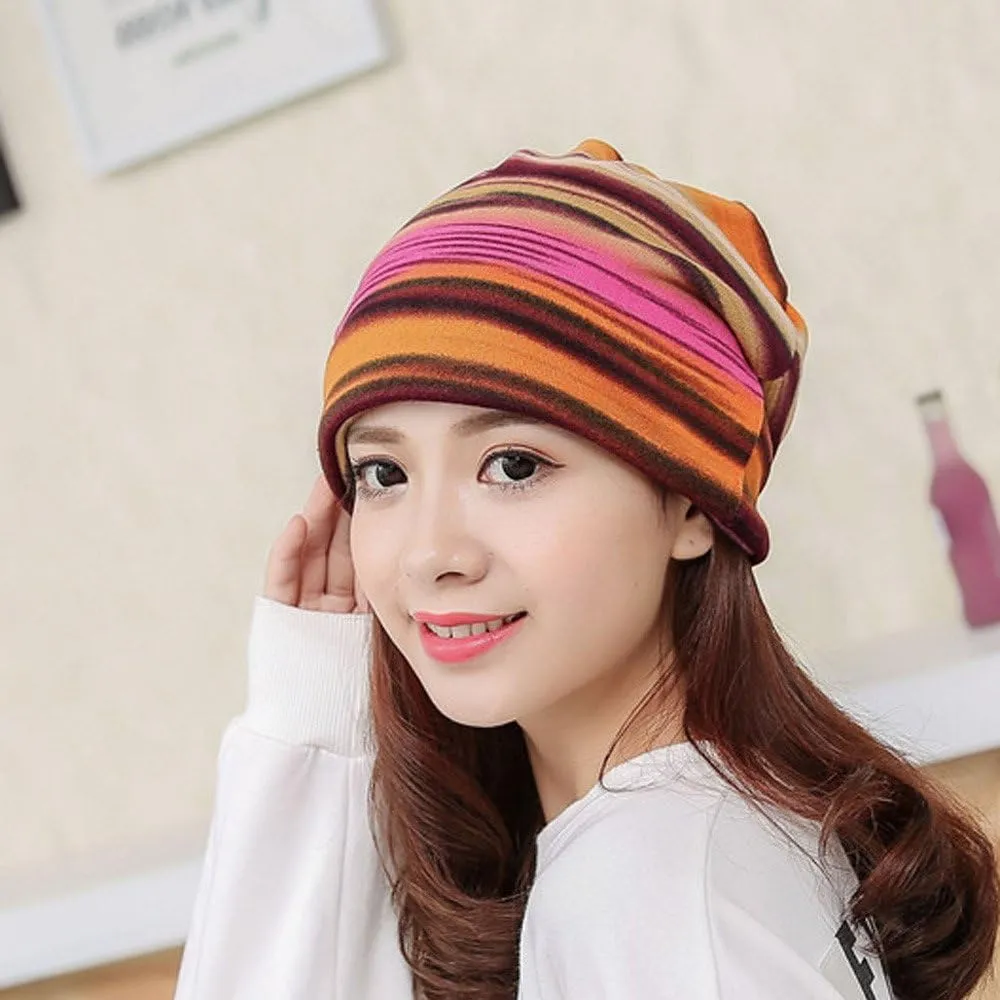 Winter Womens Beanie Hat Satin Lined Pompom Beanie Hat for Women Winter Warm Knit Hats